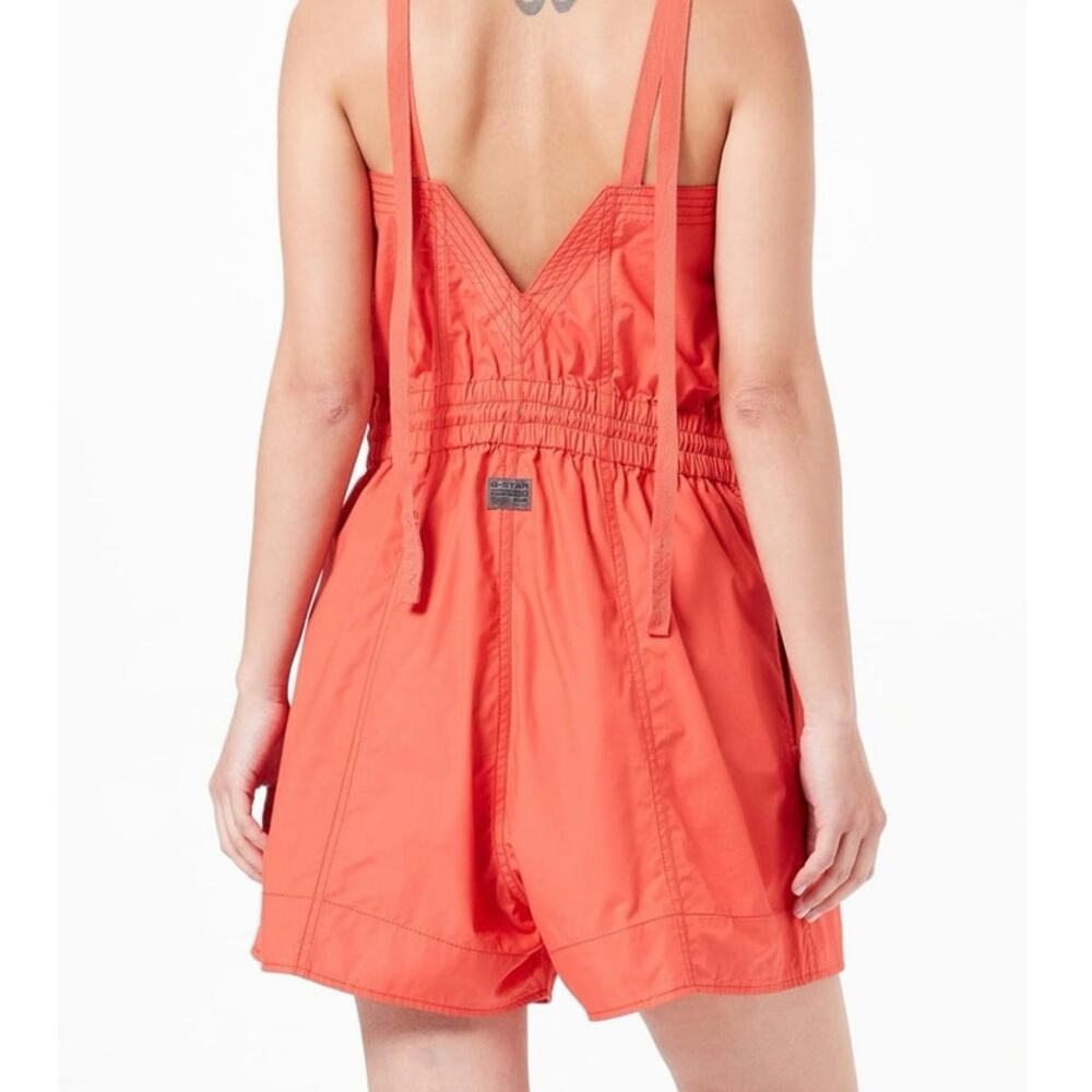 NWT G-Star Raw Paprika Red Romper Sleeveless Summer Playsuit Size S - Picture 3 of 7
